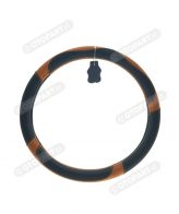 Sarung Stir / Cover Stir Mobil Premium RWB Black & Brown - Image 2