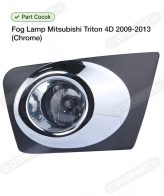 Fog Lamp Set Mitsubishi Triton 4D (2009-2013) Chrome - Image 3