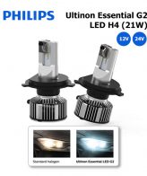 Lampu Mobil LED PHILIPS H4 HI/LO HEADLAMP 6500K Ultinon Essential G2 - Image 2