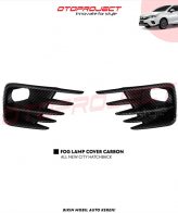 Cover Fog Lamp Foglamp Carbon NEW CITY HATCHBACK Otoproject - Image 2