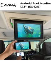 Monitor Roof Plafon Android MirrorLink 4K HD 13.3" inch ENIGMA EG-1216 - Image 3
