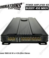 Power Amplifier 4CH Dominations BUDDY 450 MK4 (60W x 4) - Image 3