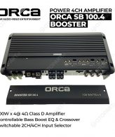 Power Amplifier 4CH ORCA Booster SB 100.4 (100W x 4) - Image 2