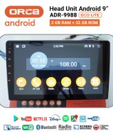 Head Unit TV Android 9" inch ORCA ADR-9988 ECO LITE (2+32GB) - Image 2