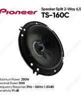 Speaker Split 2 Way PIONEER TS-160C 6.5" inch - Image 2