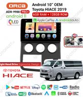 Head Unit Android Auto CarPlay 10" inch Toyota HiAce Premio 2019-2023 ORCA - Image 4