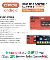 Head Unit TV Android 7" inch ORCA ADR-9988 ECO LITE (2+32GB) - Image 3